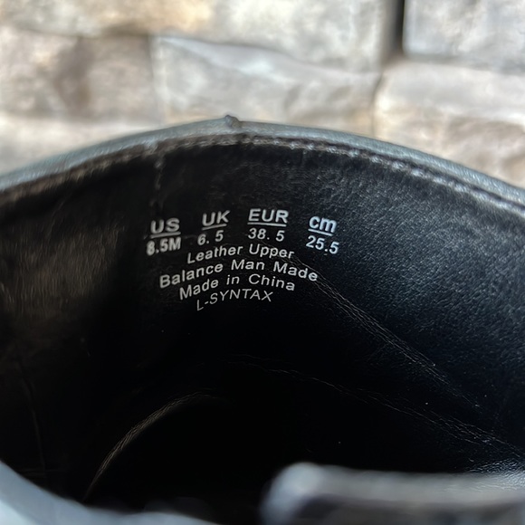 Franco Sarto Black Ankle Boots Booties 8.5 - Picture 8 of 15